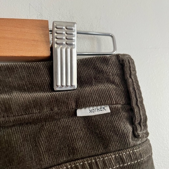 Mother Chic Boho High Waisted Ankle Chew Corduroy in Taupe - Picture 7 of 13